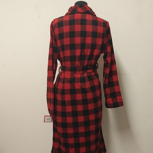 NEW! Adult Unisex Red Buffalo Check Matching Family Robe - Wondershop - Picture 6 of 11